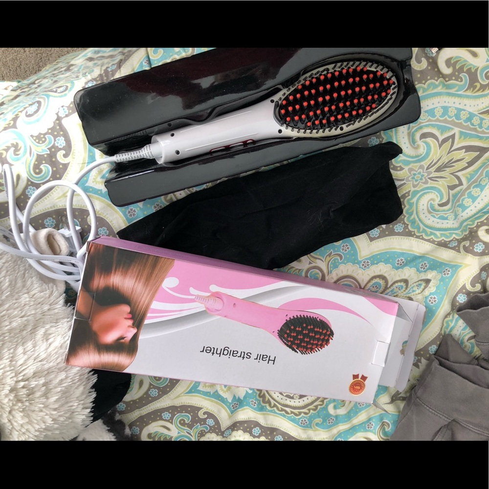 Brush Hair Straightener *never used*